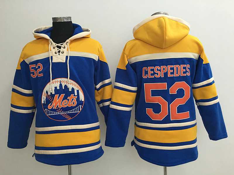 New York Mets #52 Yoenis Cespedes Blue Sawyer Hooded Sweatshirt MLB Hoodie,We sell and wholesale New York Mets #52 Yoenis Cespedes Blue Sawyer Hooded Sweatshirt MLB Hoodie on line form chian!